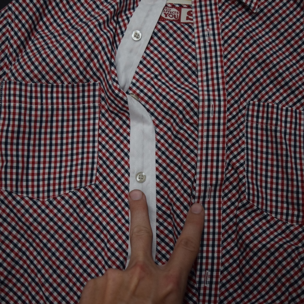 sovereign code "woven pleasure" button down